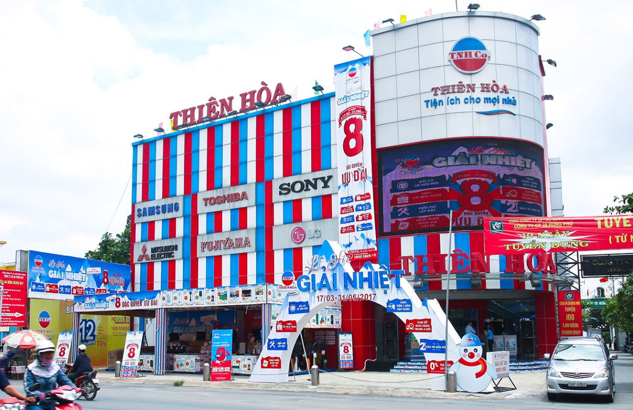 Một trong những Siêu thị của Thiên Hòa tại Tp. HCM